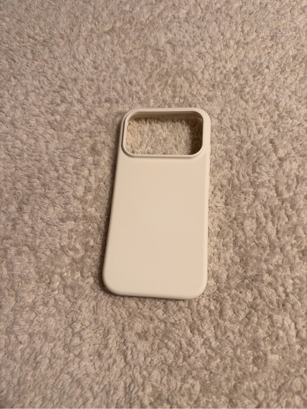 iPhone 17 Pro Five Below Silicone White Phone Case with MagSafe